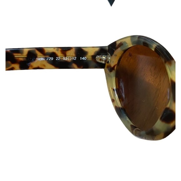 Vintage BENETTON Faux Tortoise Sunglasses Retro Old Money Y2K EUC